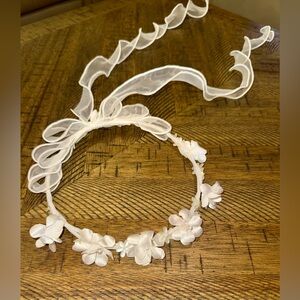 🤍 Flower Girl/First Communion Floral Headband - ** FREE SHIPPING ** (see below)